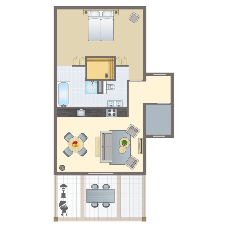 2-persoons woning
