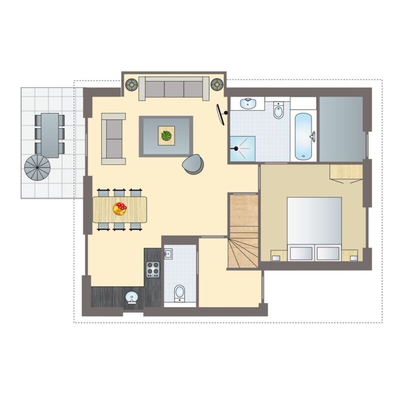 6-persoons bungalow