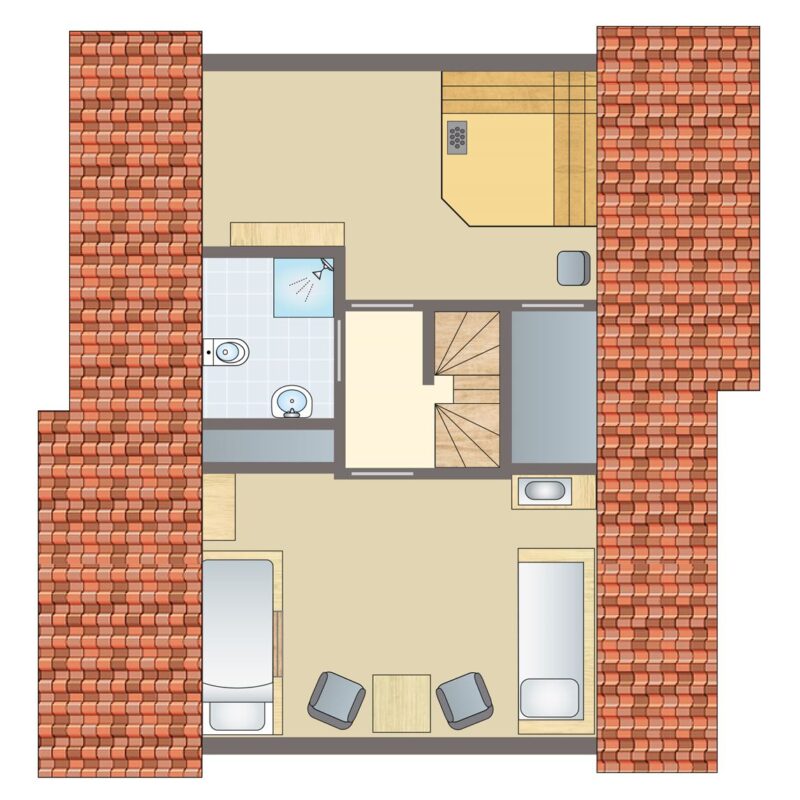 4-persoons kinderbungalow