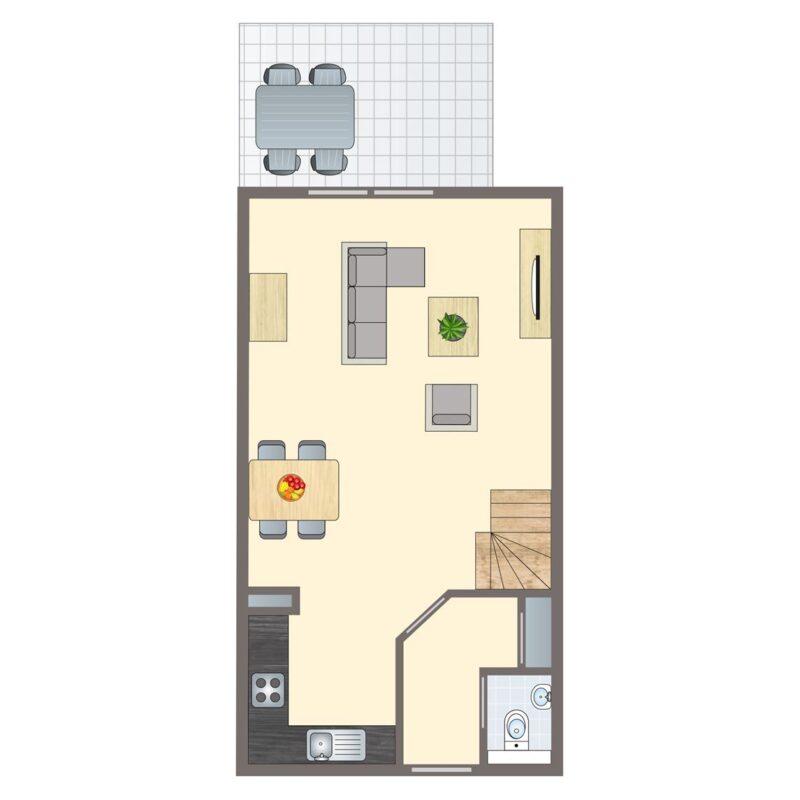 4-persoons bungalow