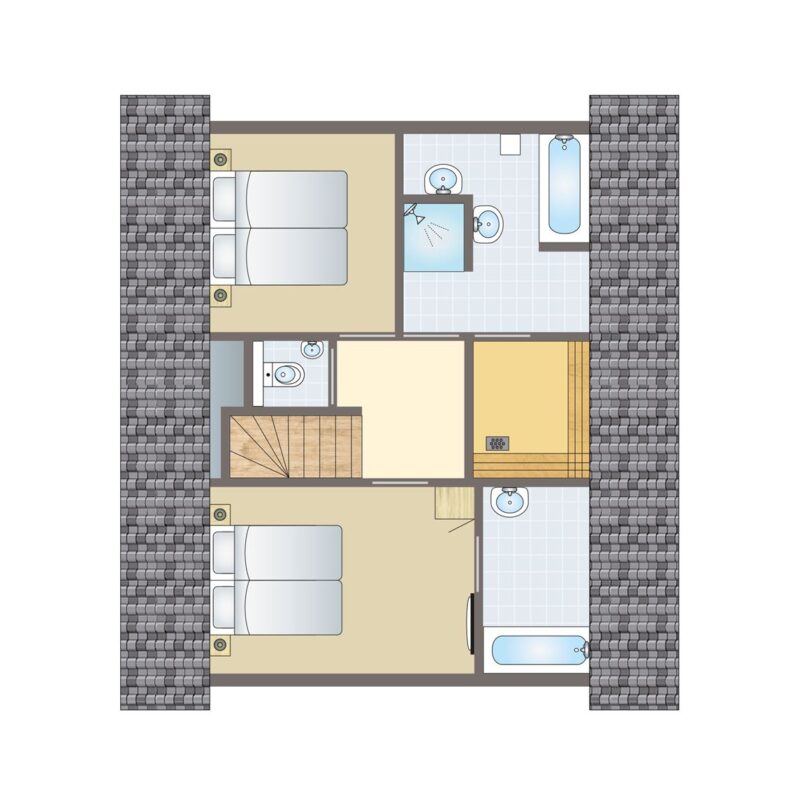 6-persoons bungalow