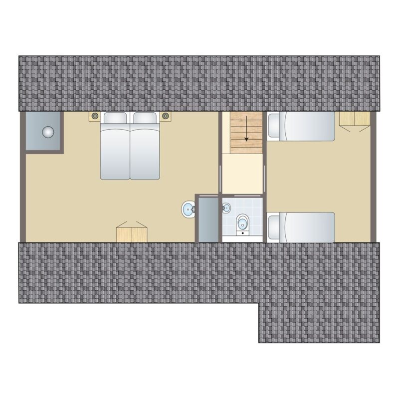 6-persoons bungalow