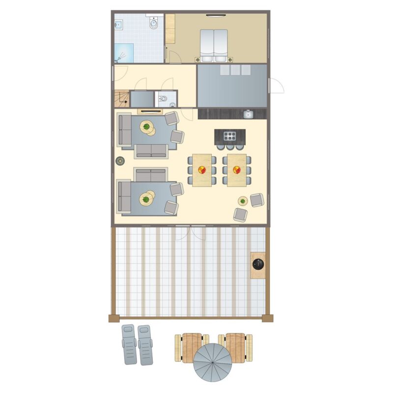 12-persoons woning culinair