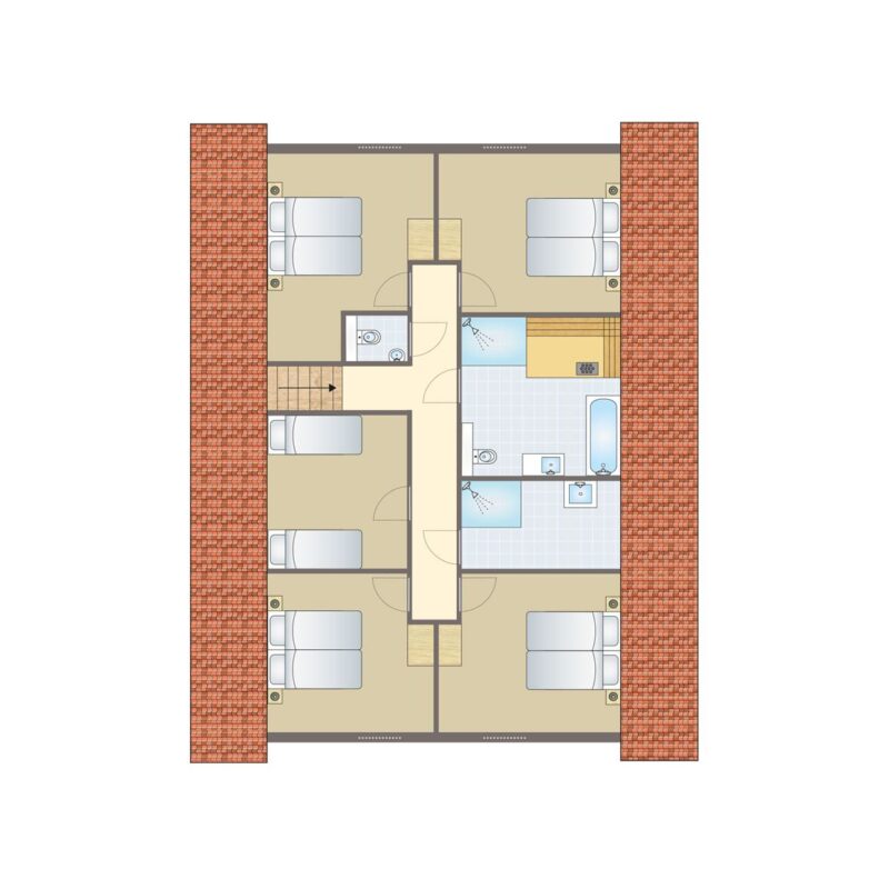 12-persoons woning