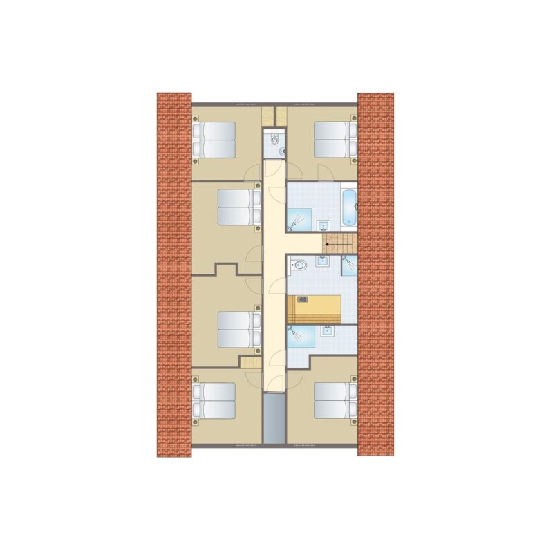 16-persoons woning