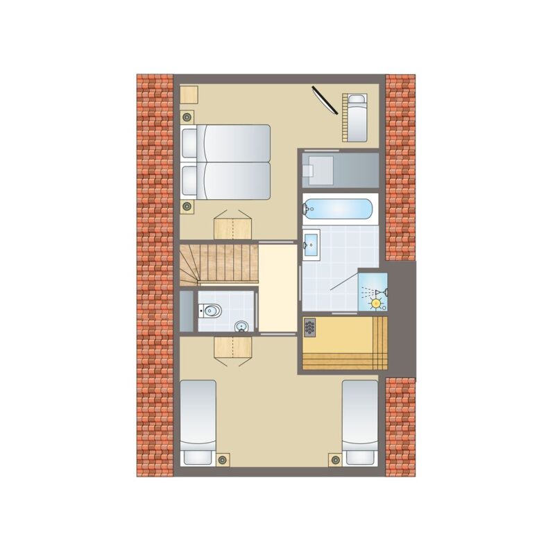 6-persoons bungalow