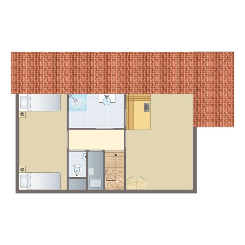 4-persoons bungalow – Breed toegankelijk