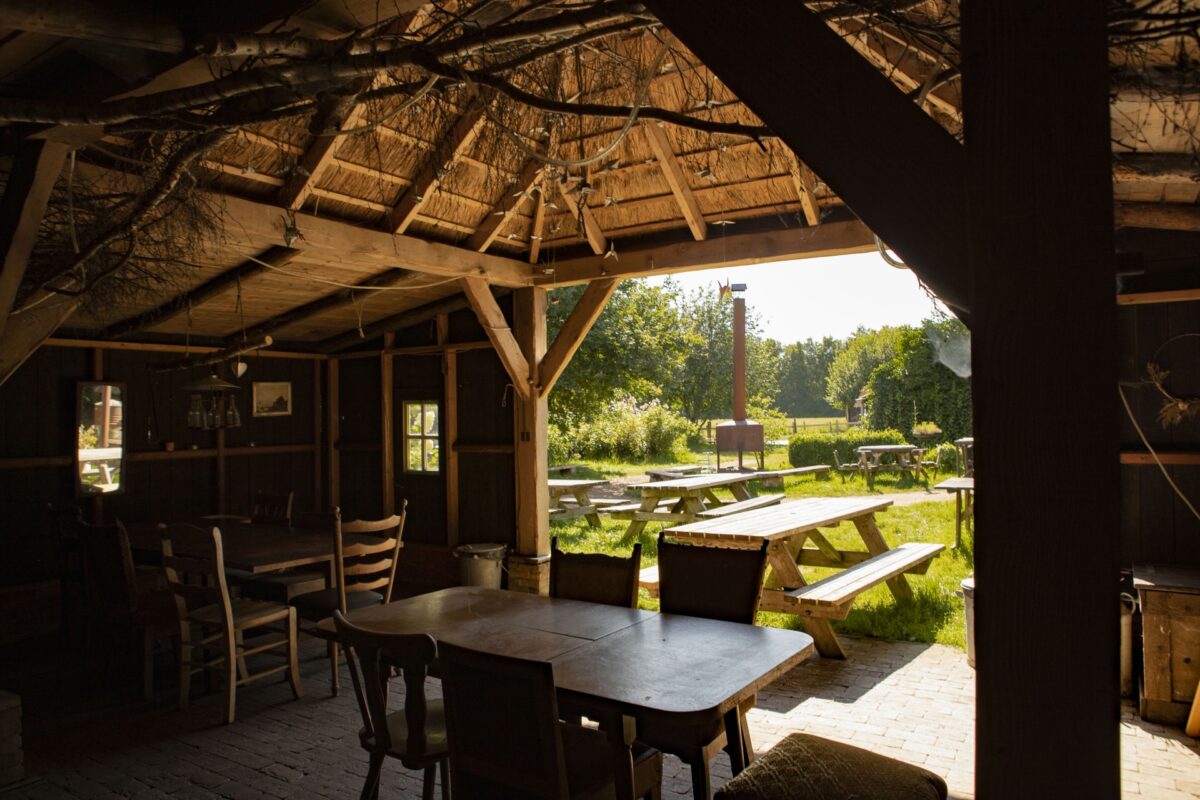 Boerenbed De Lange Weide, Zitplek