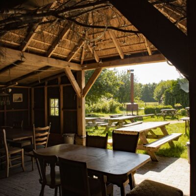 Boerenbed De Lange Weide, Zitplek