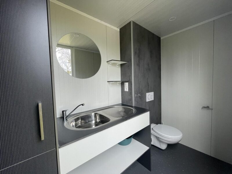 Kampeerplaats privé sanitair luxe
