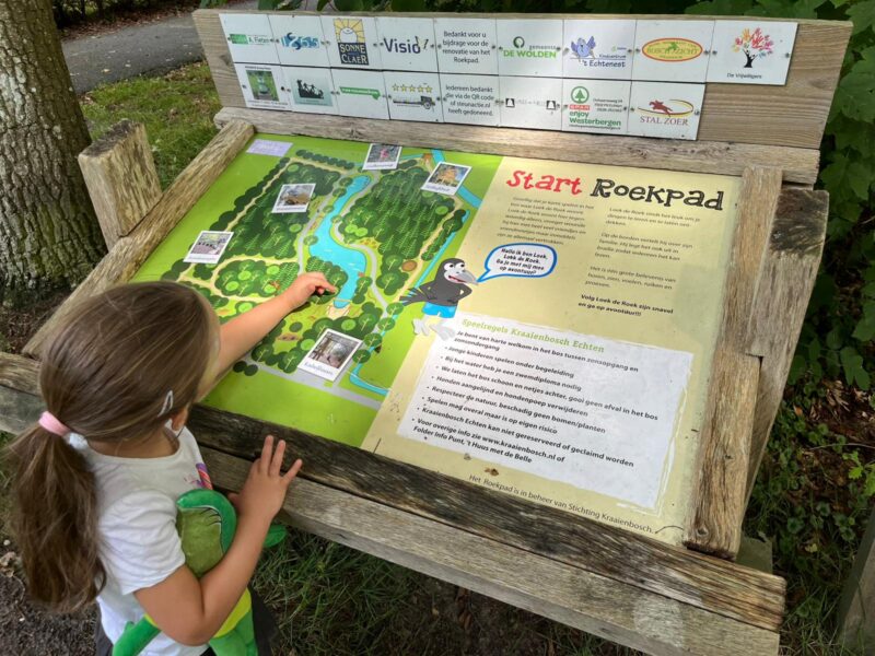 Roekpad echten startpunt