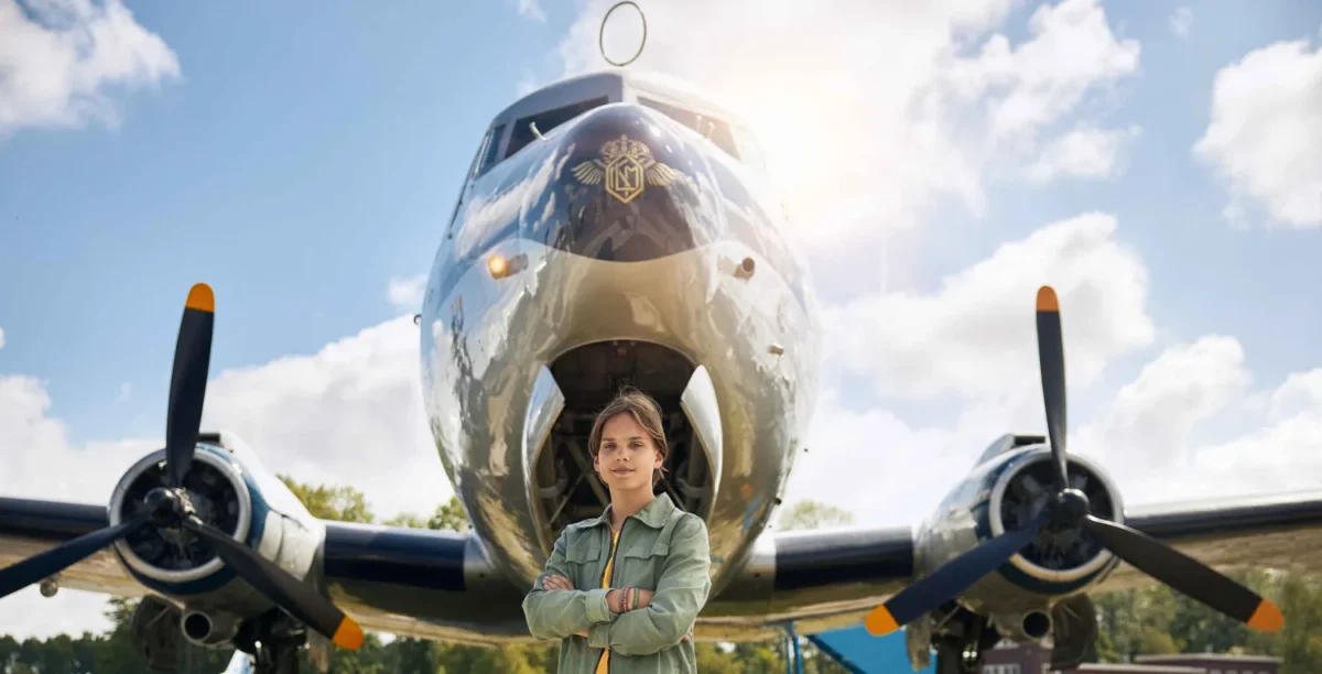 Luchtvaartmuseum Aviodrome vliegtuig