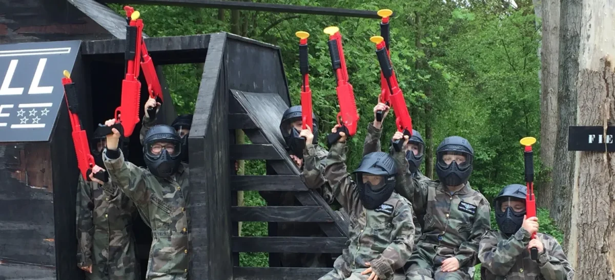 Paintball Spaarnwoude vrienden