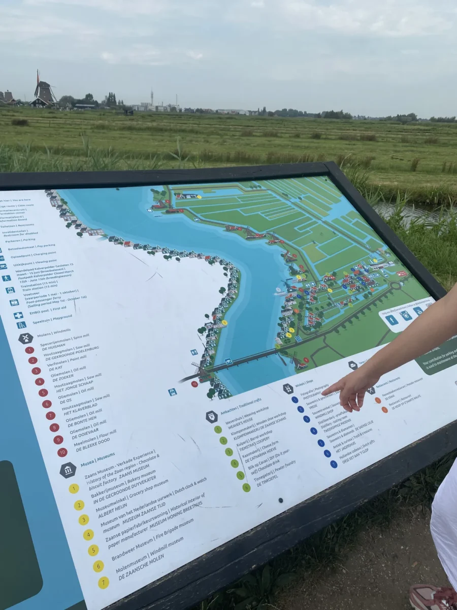 Zaanse Schans plattegrond