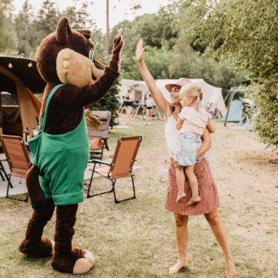 Camping De Kleine Wolf mascotte