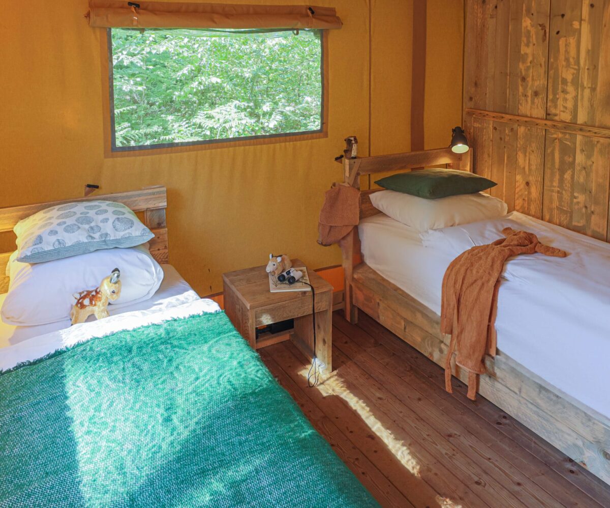 Lodgetent op Buitenplaats Beekhuizen in de Veluwezoom