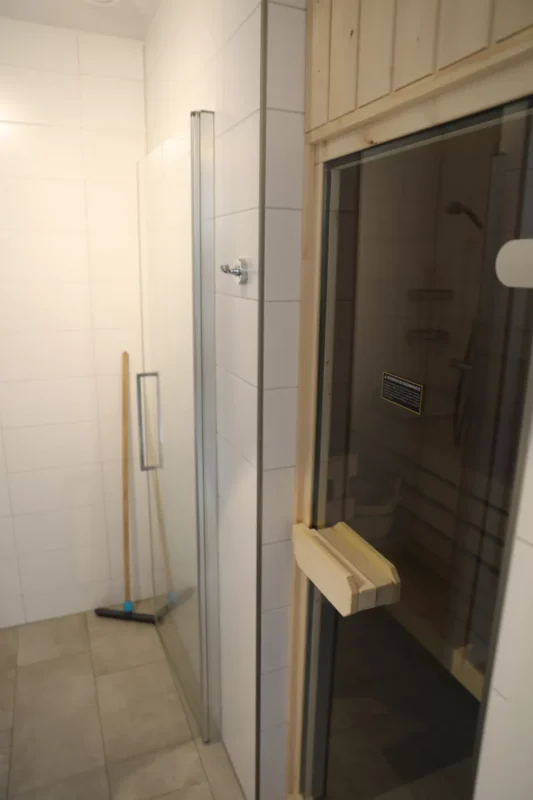 Sauna in een vakantiewoning op Buytenplaets Rhenen
