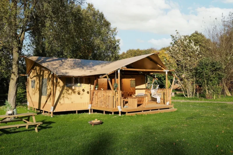 La Vida glampingtent bij De Parel van Horsterwold