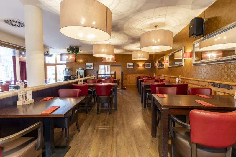Restaurant bij Dormio Resort Obertraun