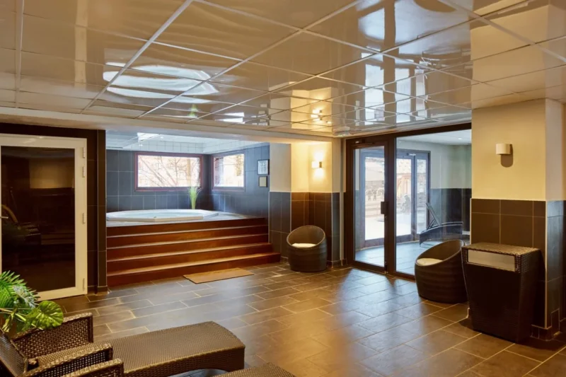 Wellnessruimte bij Dormio Resort Les Portes du Mont Blanc