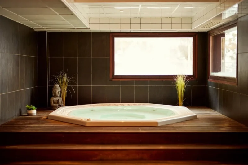 Whirlpool bij Dormio Resort Les Portes du Mont Blanc