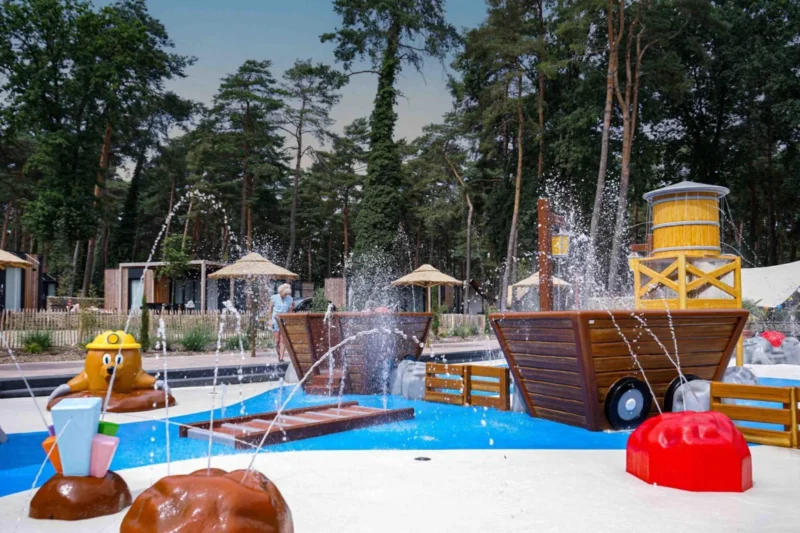 Spraypark voor kinderen bij EuroParcs Hoge Kempen
