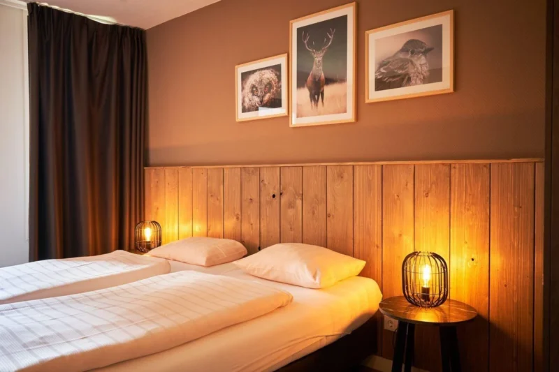 Slaapkamer bij Ferienpark Hambachtal