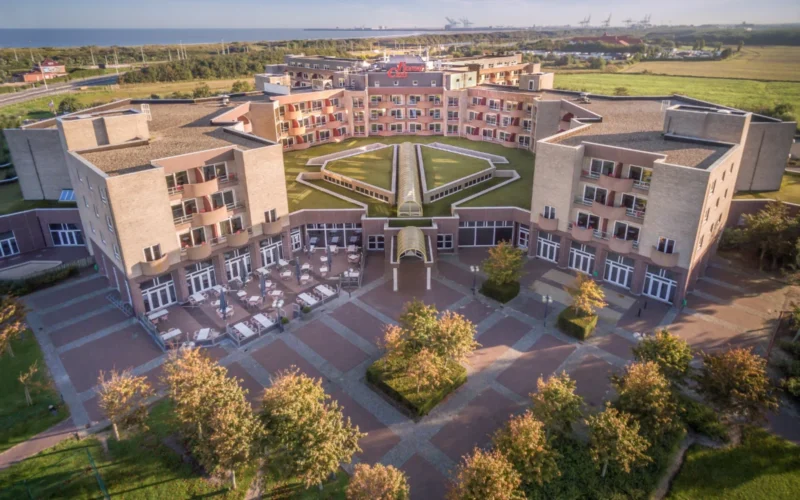 Overzicht van het domein bij Floreal Blankenberge