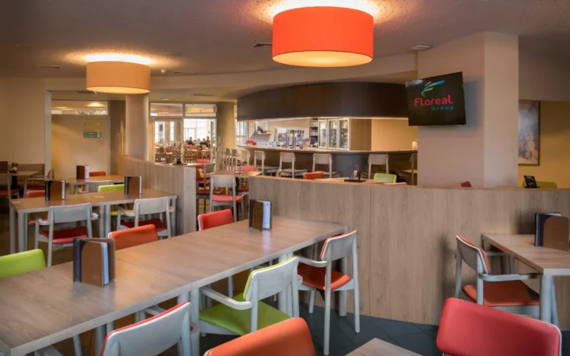 Eetruimte op het domein bij Floreal Blankenberge