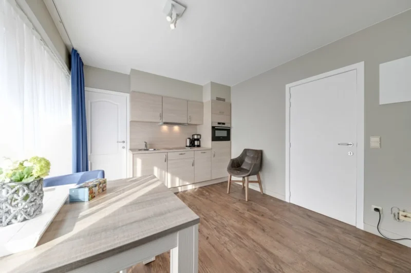 Eetplek in een appartement bij Holiday Suites De Haan