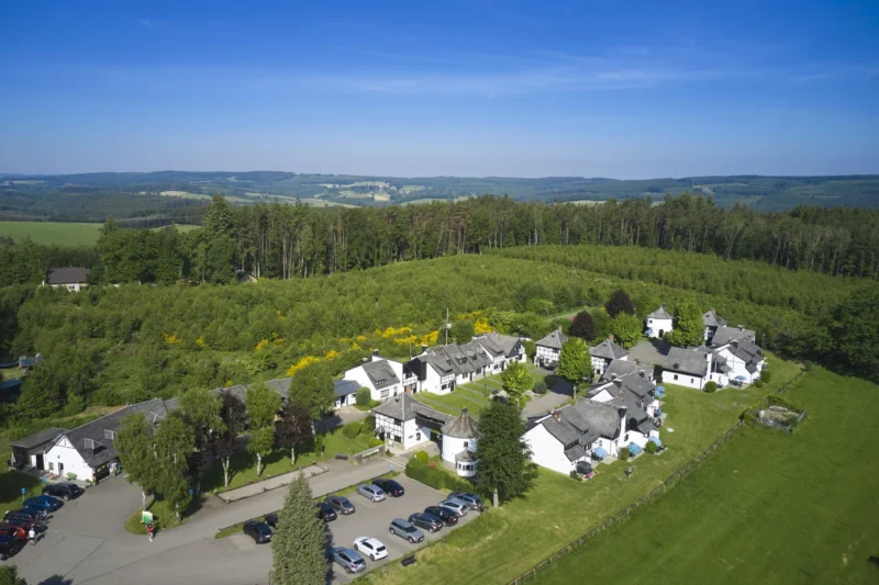 Park op de heuvel in de Ardennen bij Landal Village les Gottales