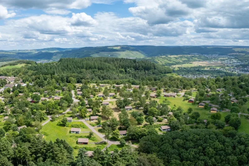 Park op het hoogplateau bij Landal Warsberg