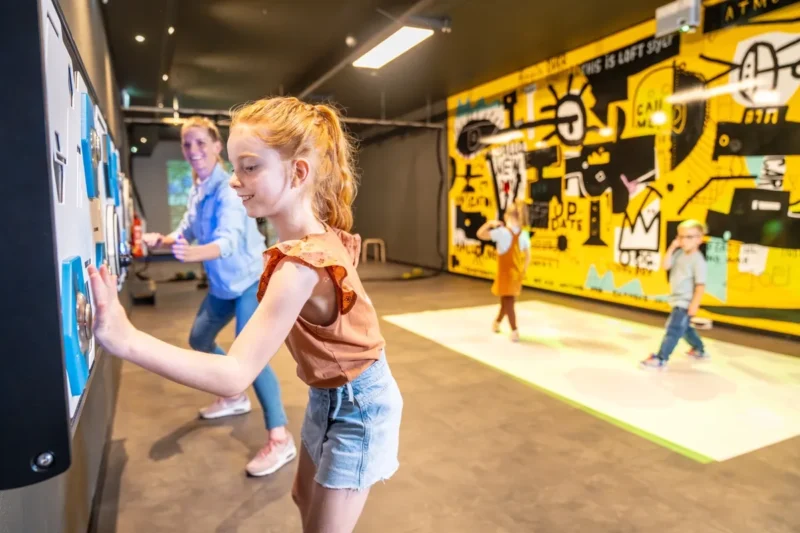 Digitale activiteitenhal bij Landal Wirfttal
