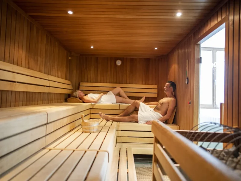 Sauna op het park bij Landal Brandnertal