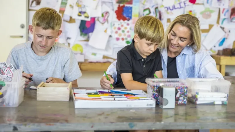 Creatieve activiteit bij Landal Seawest
