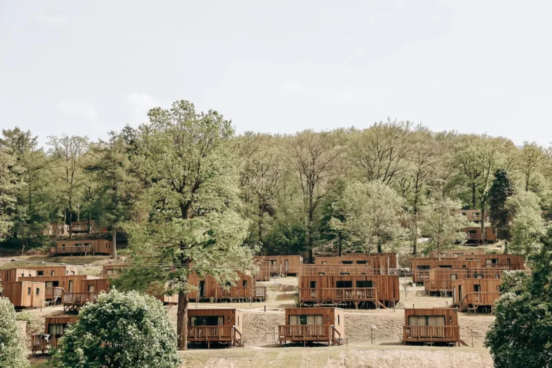 Ecolodges op het domein bij Le Hameau de la Semois