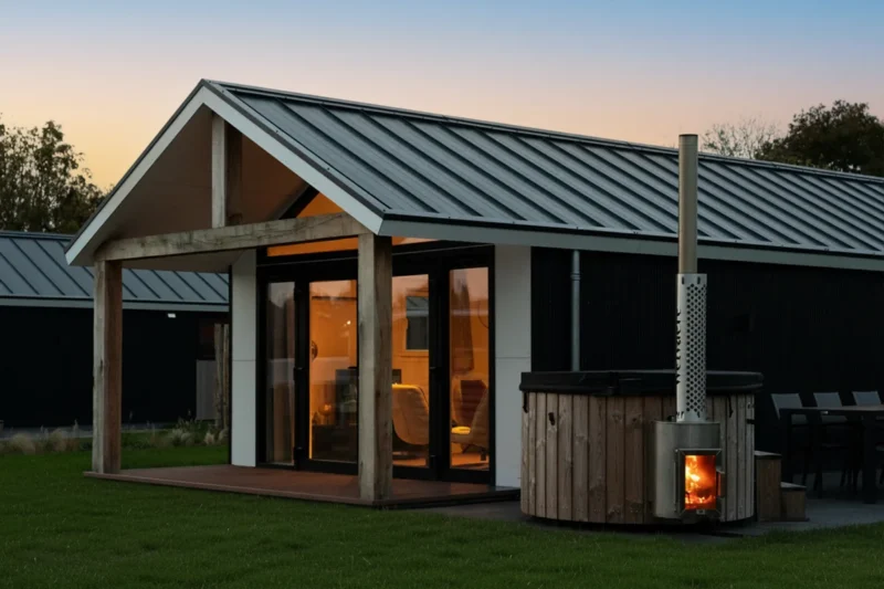 Duinhelm voor 6 personen met hottub op Oysterduinen