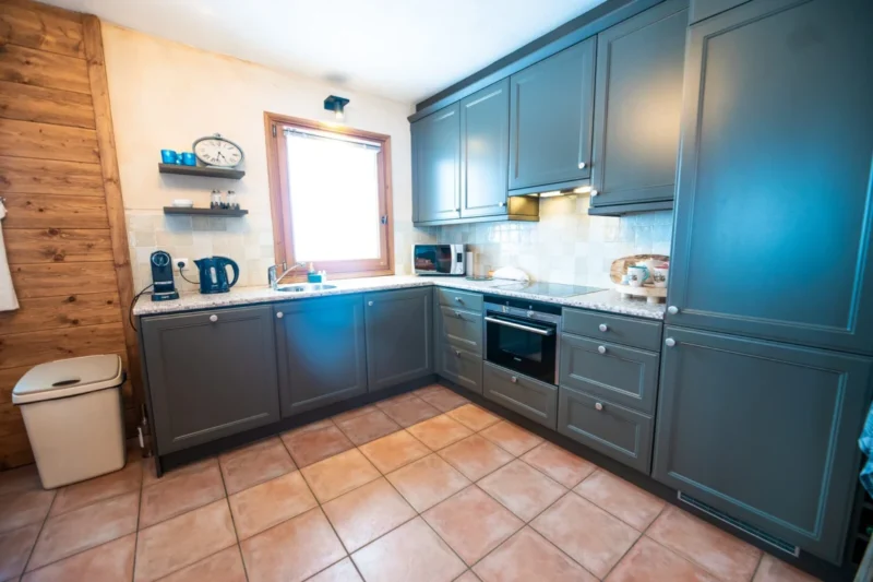 Keuken in een chalet bij Parc Madeleine
