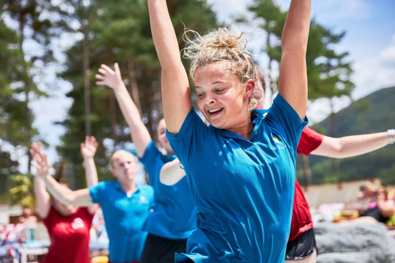 Spelen op de camping bij RCN les Collines de Castellane