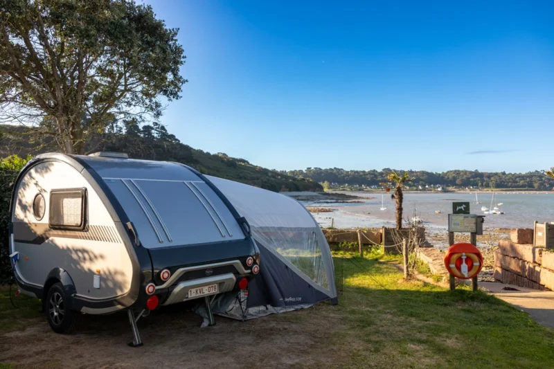 Caravan bij de kust bij RCN Port l'Epine