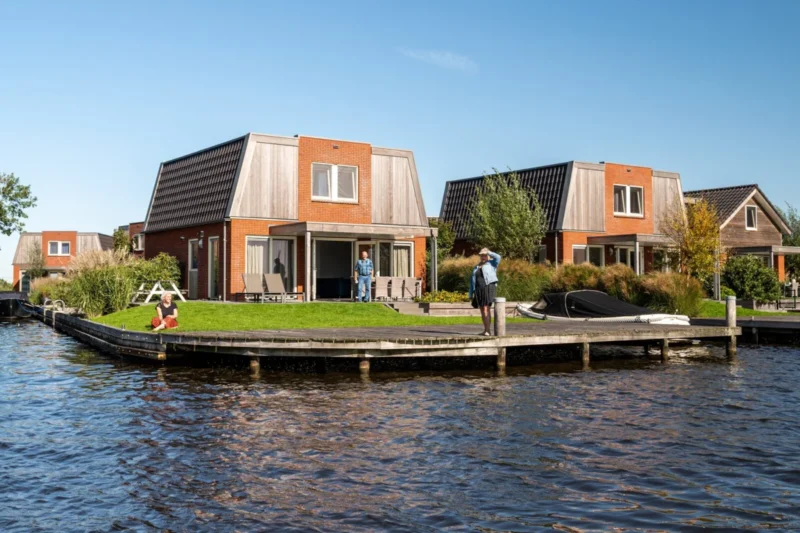 Sneekermeer 8 vakantiehuizen aan het vaarwater