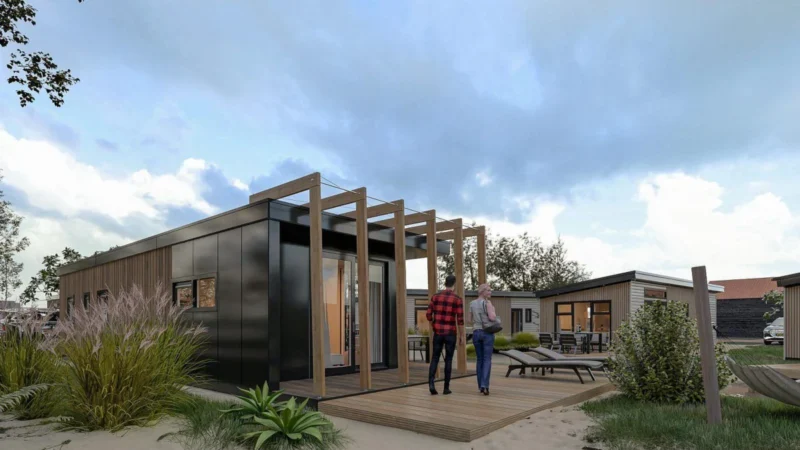 Vakantiehuis met terras bij Blankenberger Duinen