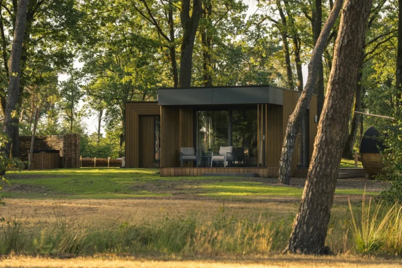 Waterlodge met privéwellness op De Bergvennen
